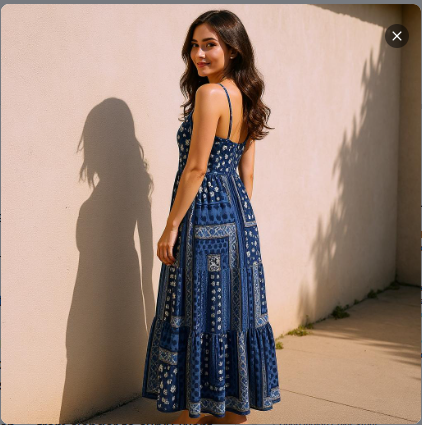 微信图片_20250812173808 AETHNO Indigo Patchwork Batik Dress