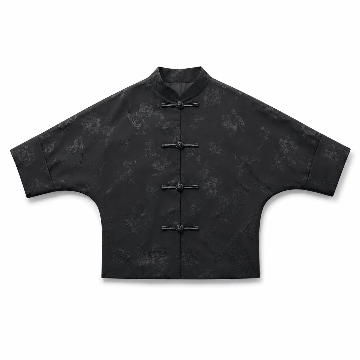 One-of-a-Kind Qilin Su Embroidery Silk Jacket – handcrafted textile detail and full product view