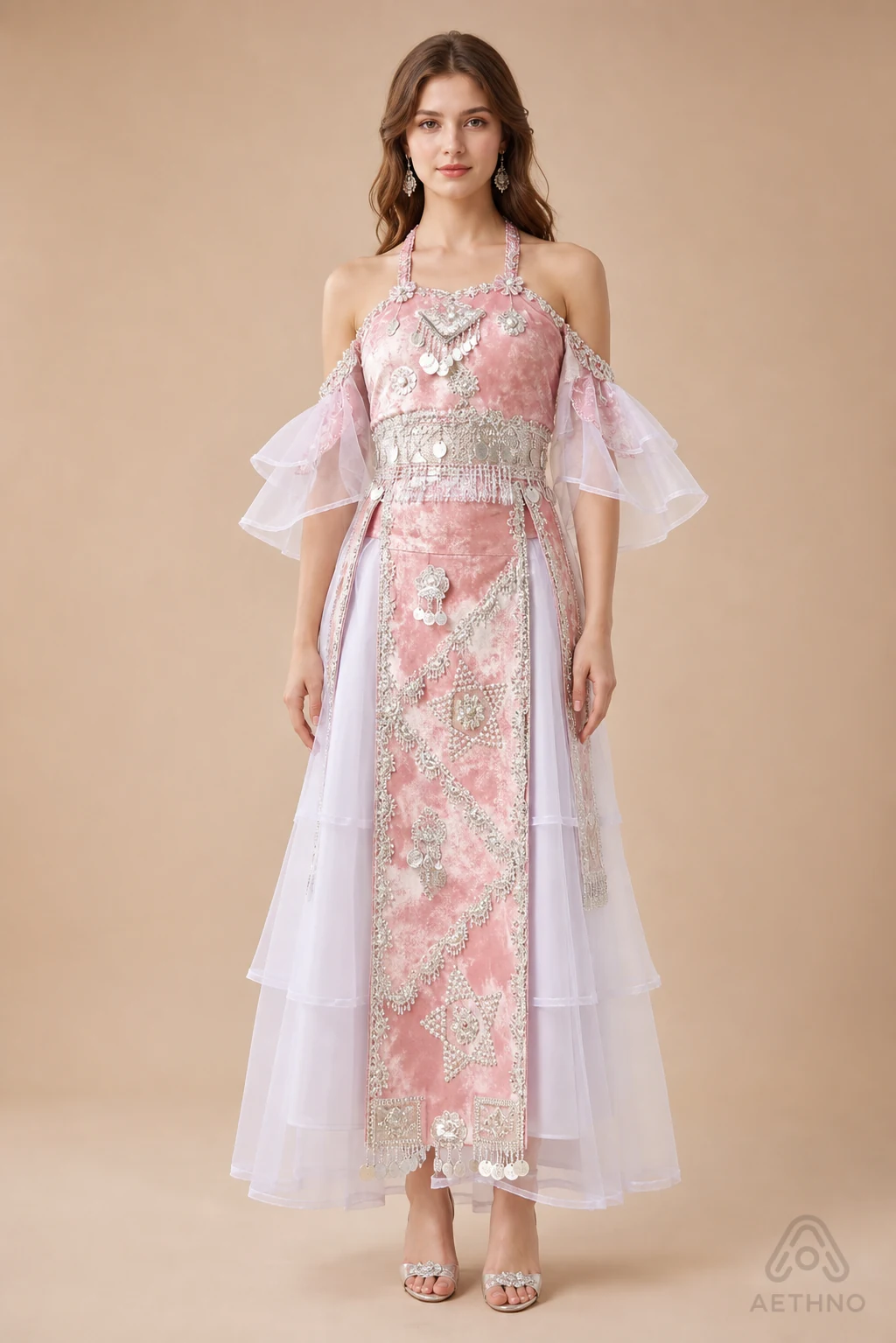 AETHNO Miao-Inspired Embroidered Women's Outfit - Look 21