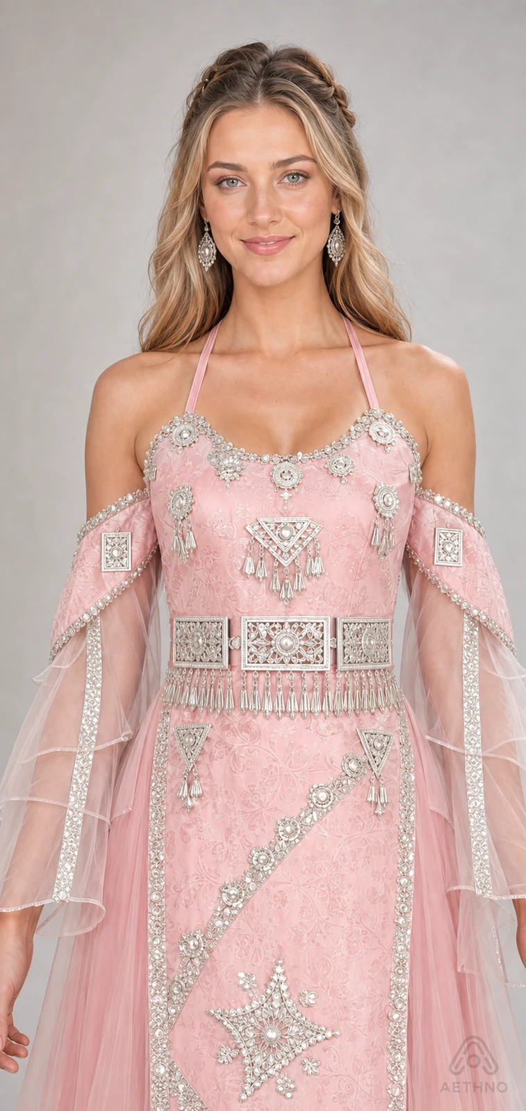 AETHNO Miao-Inspired Embroidered Women's Outfit - Look 148 - Image 5