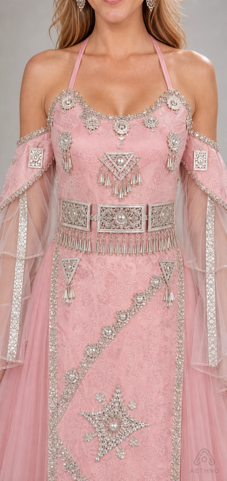 AETHNO Miao-Inspired Embroidered Women's Outfit - Look 148 - Image 6