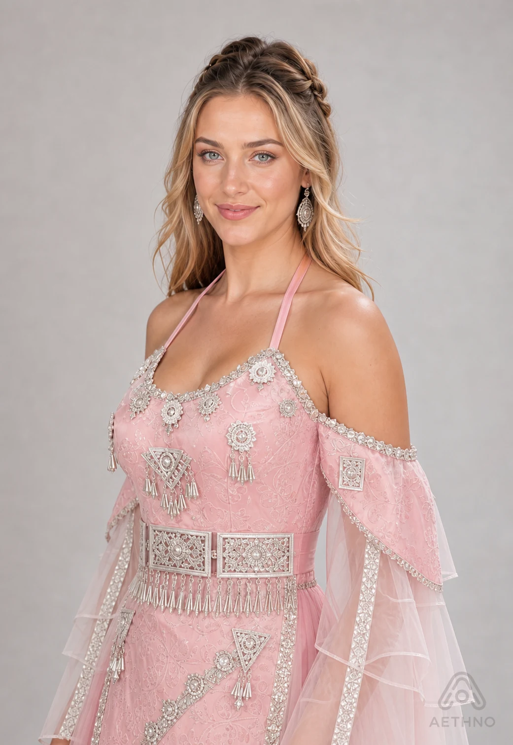 AETHNO Miao-Inspired Embroidered Women's Outfit - Look 148 - Image 7