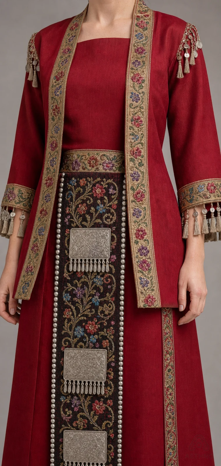AETHNO Miao-Inspired Embroidered Women's Outfit - Look 150 - Image 6