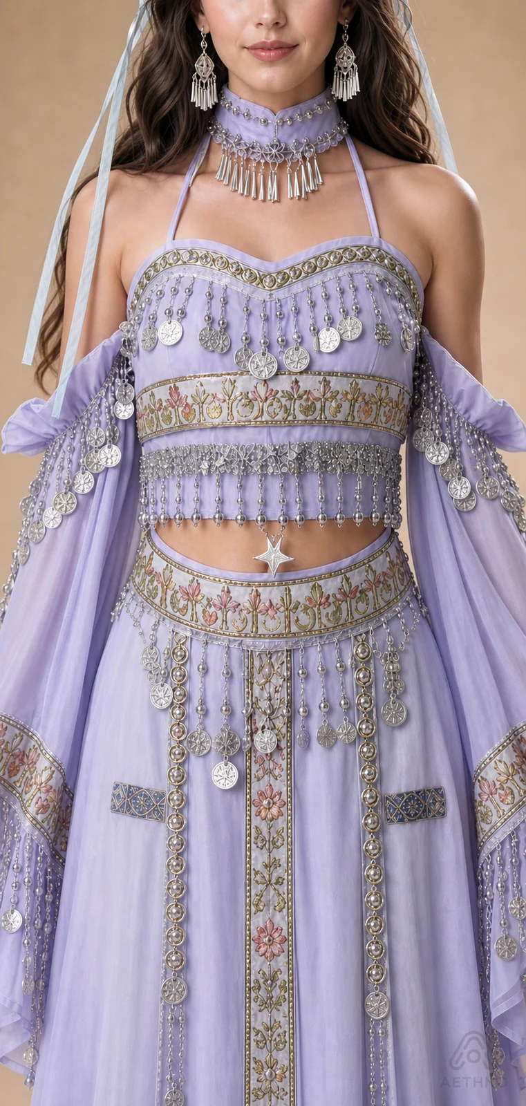 AETHNO Miao-Inspired Embroidered Women's Outfit - Look 165 - Image 6
