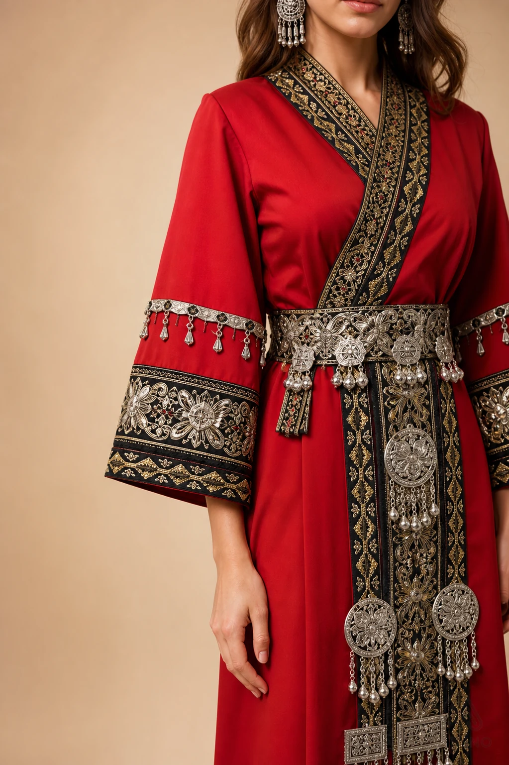 AETHNO Miao-Inspired Embroidered Women's Outfit - Look 175 - Image 7