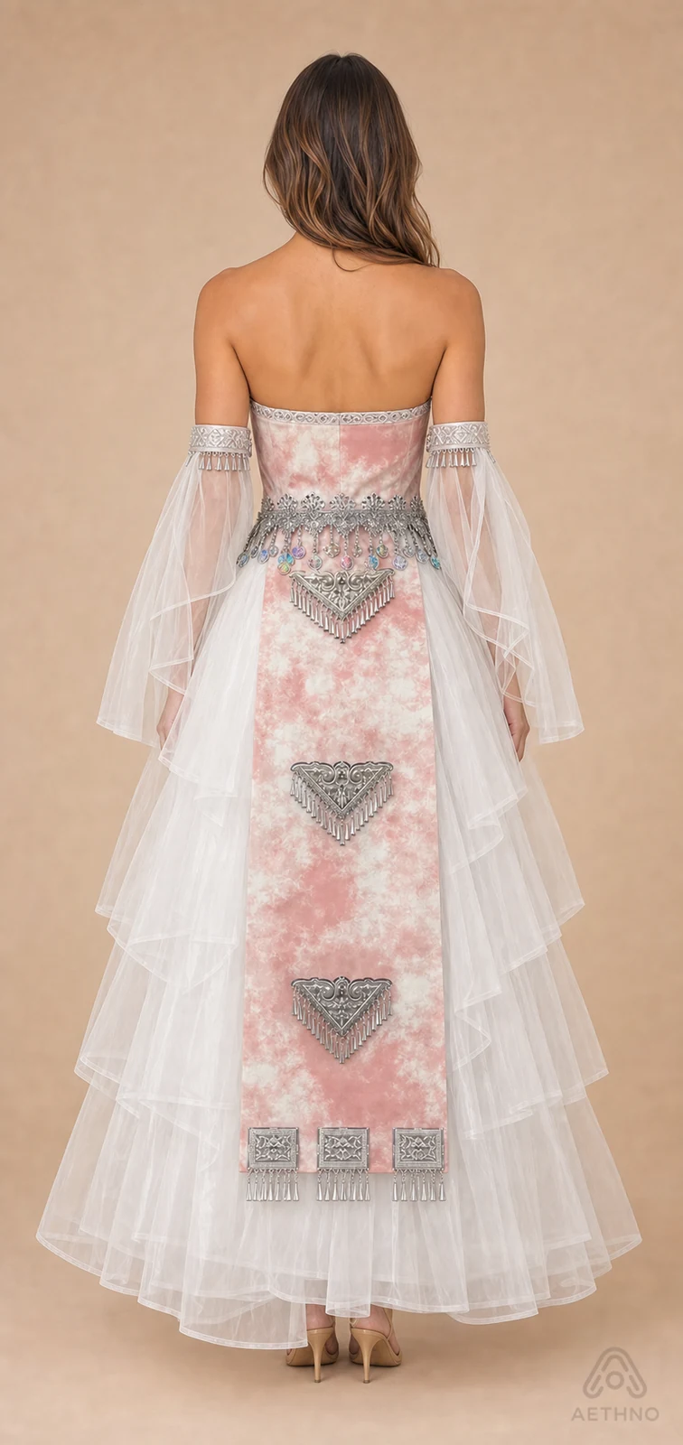 AETHNO Miao-Inspired Embroidered Women's Outfit - Look 260 - Image 4