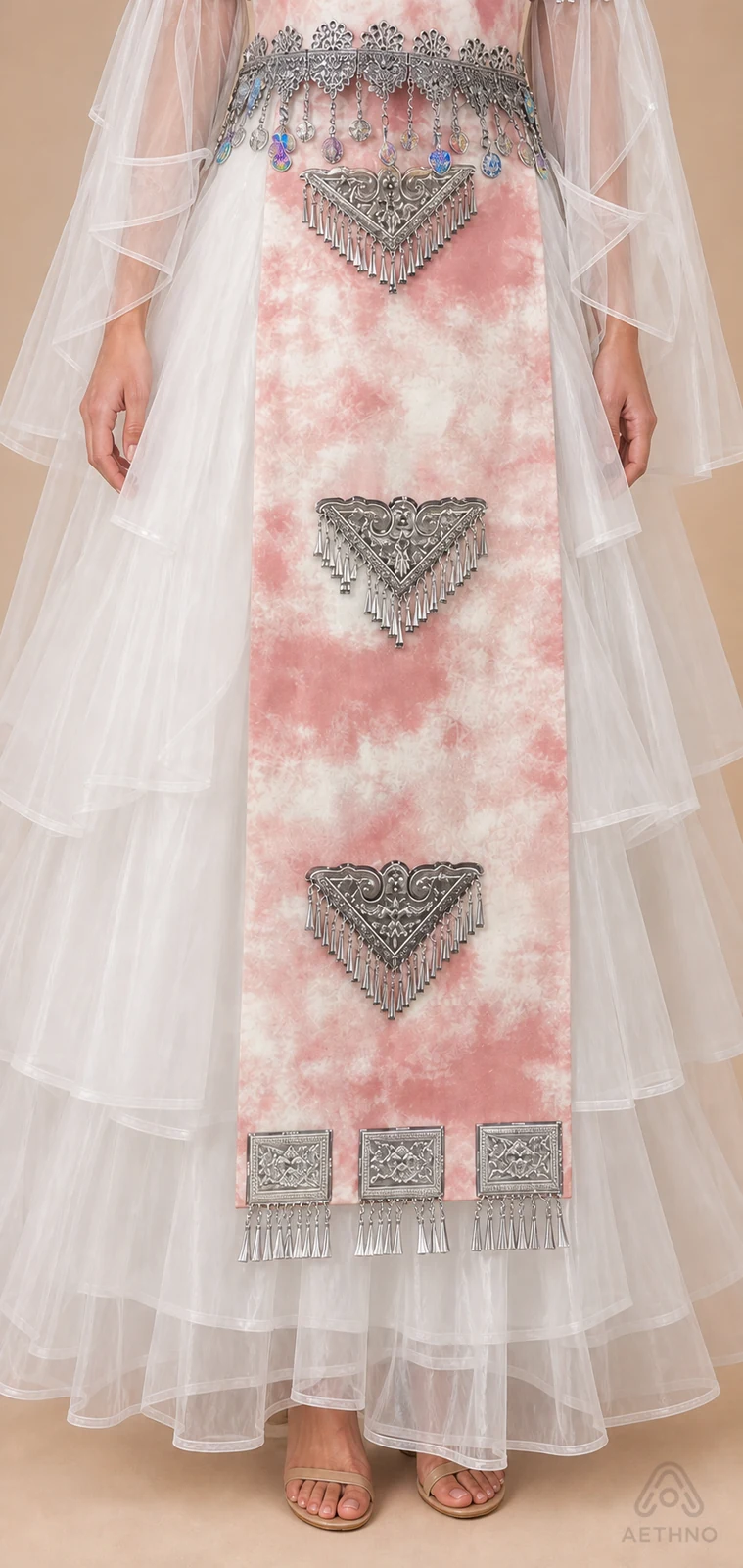 AETHNO Miao-Inspired Embroidered Women's Outfit - Look 260 - Image 8