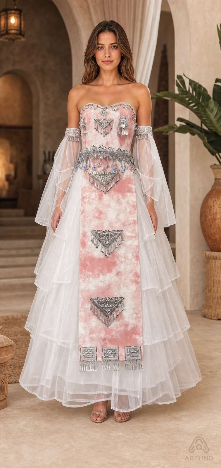 AETHNO Miao-Inspired Embroidered Women's Outfit - Look 260 - Image 9
