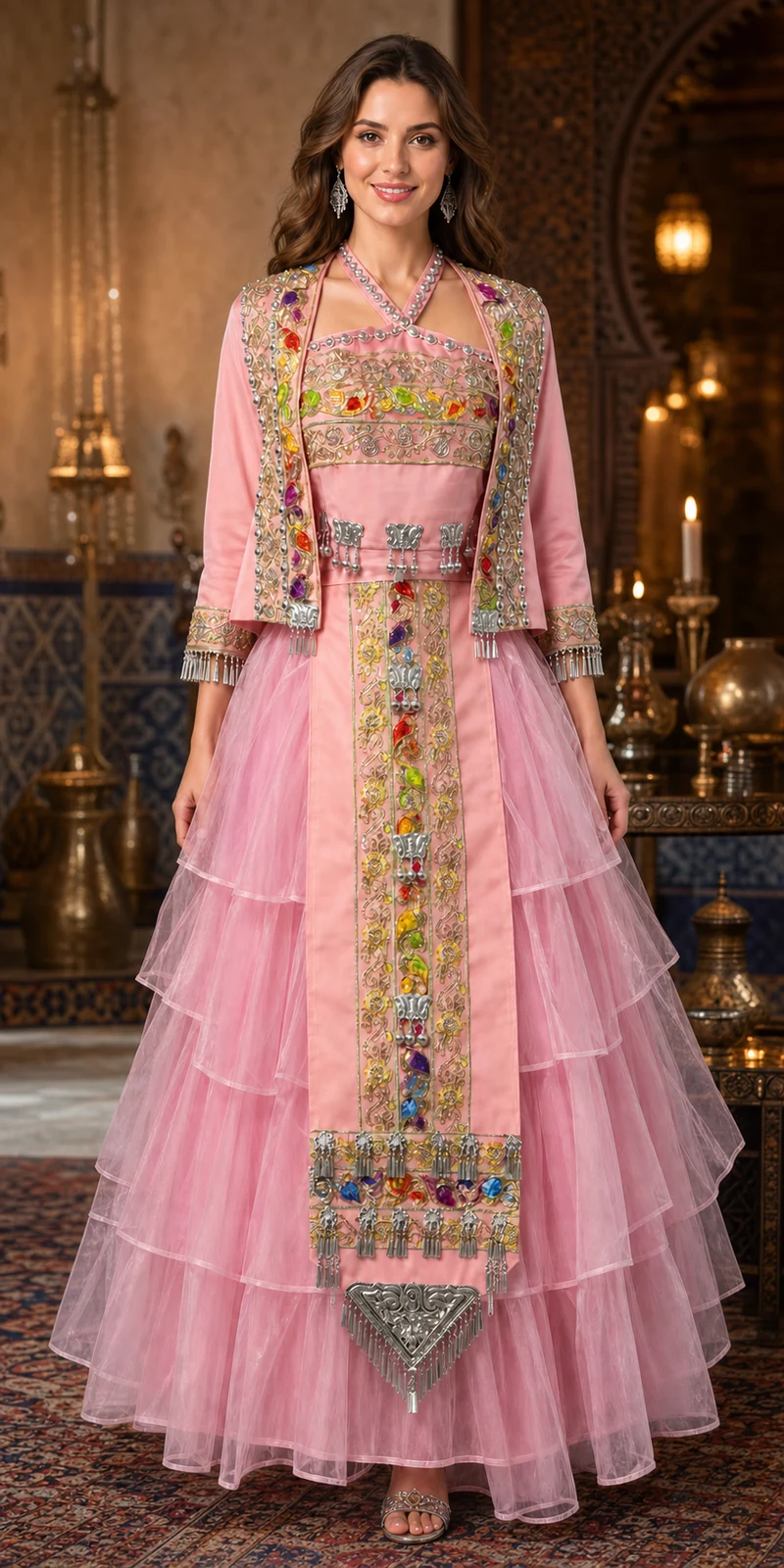 AETHNO Miao-Inspired Embroidered Women's Outfit - Look 269 - Image 9