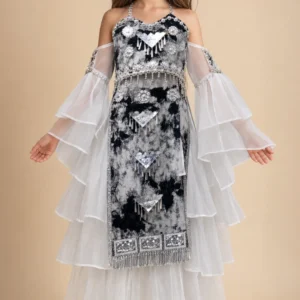 AETHNO Miao-Inspired Embroidered Girls' Outfit - Look 285 Kids Style 01
