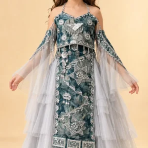 AETHNO Miao-Inspired Embroidered Girls' Outfit - Look 285 Kids Style 02