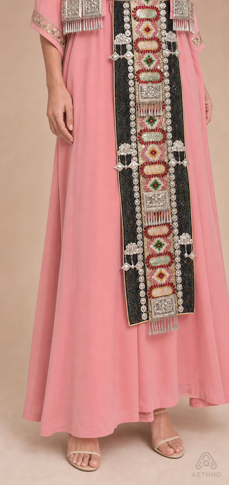 AETHNO Miao-Inspired Embroidered Women's Outfit - Look 345 - Image 8