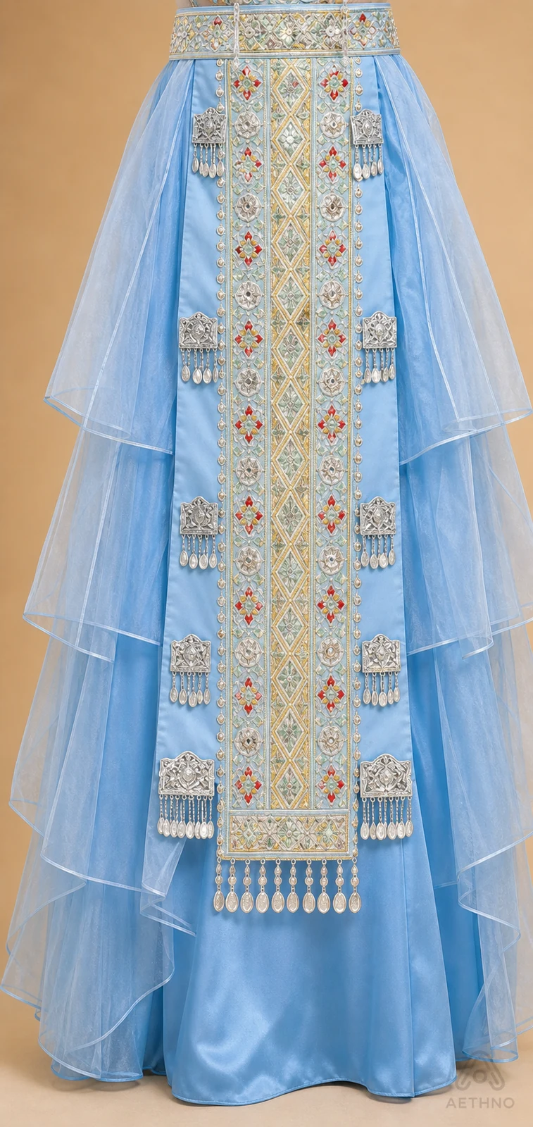 AETHNO Miao-Inspired Embroidered Women's Outfit - Look 361 - Image 8