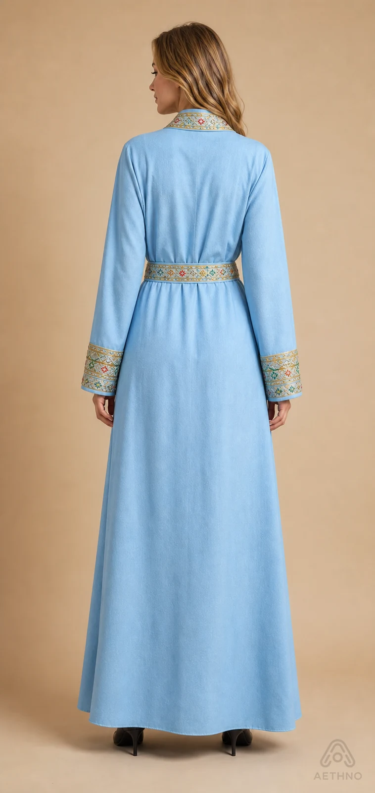 AETHNO Miao-Inspired Embroidered Women's Outfit - Look 364 - Image 4