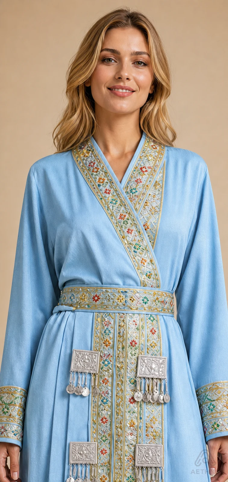 AETHNO Miao-Inspired Embroidered Women's Outfit - Look 364 - Image 5