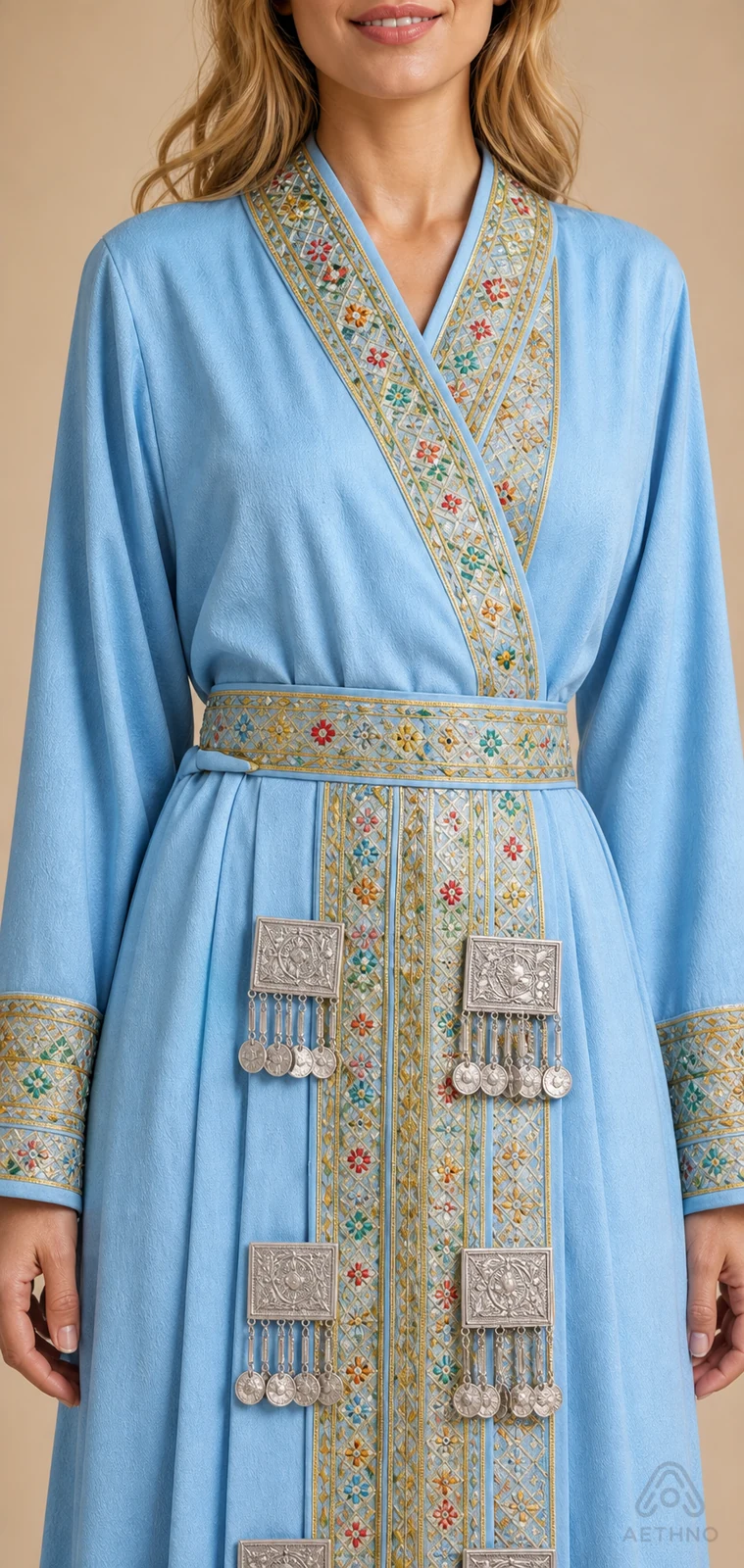 AETHNO Miao-Inspired Embroidered Women's Outfit - Look 364 - Image 6