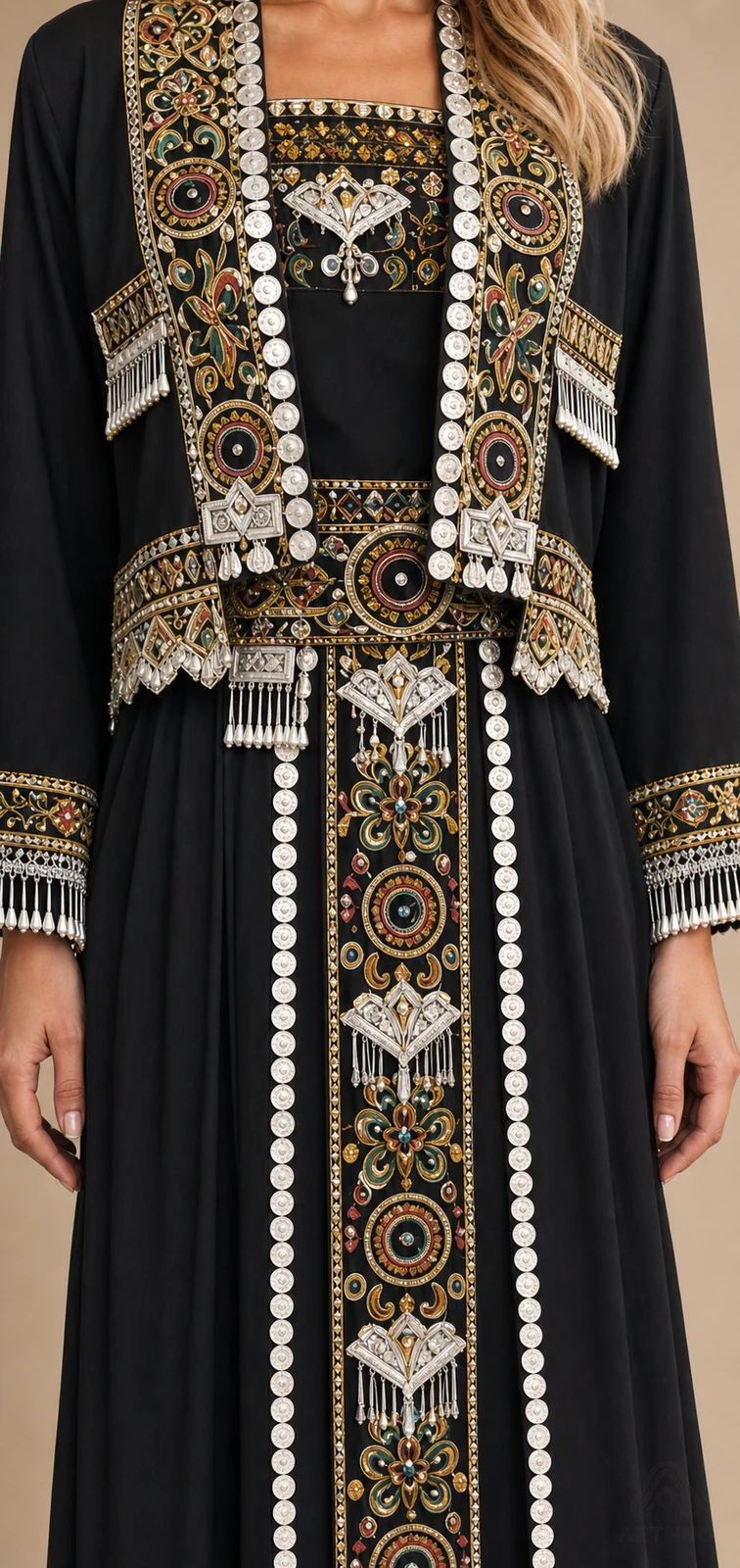 AETHNO Miao-Inspired Embroidered Women's Outfit - Look 365 - Image 6