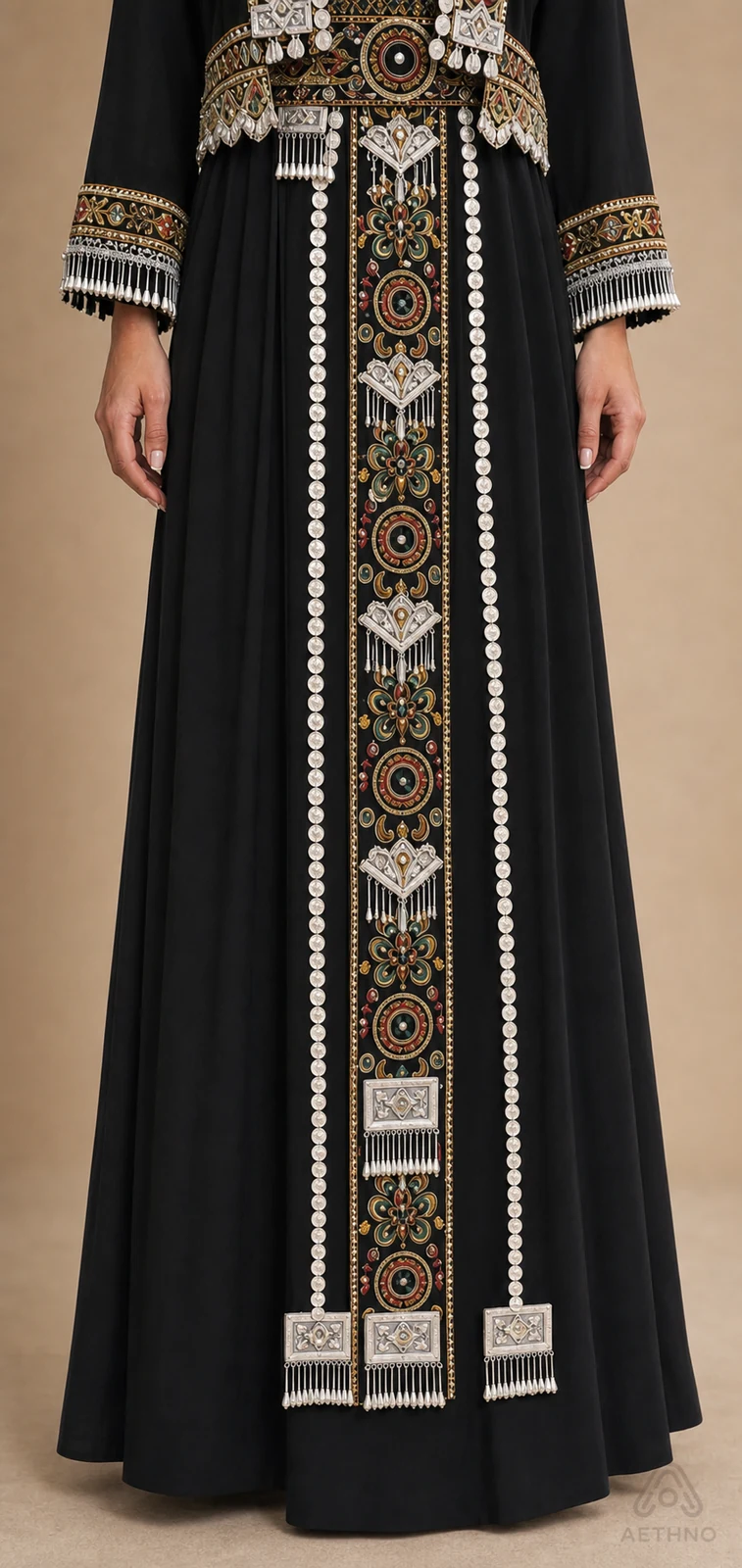 AETHNO Miao-Inspired Embroidered Women's Outfit - Look 365 - Image 8